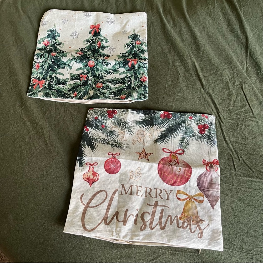Festive Christmas Pillow Covers